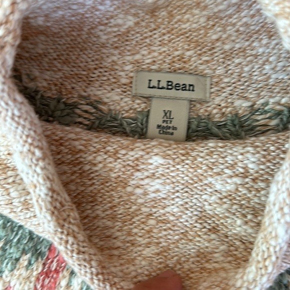 LL BEAN funnel neck sweater - Picture 4 of 6
